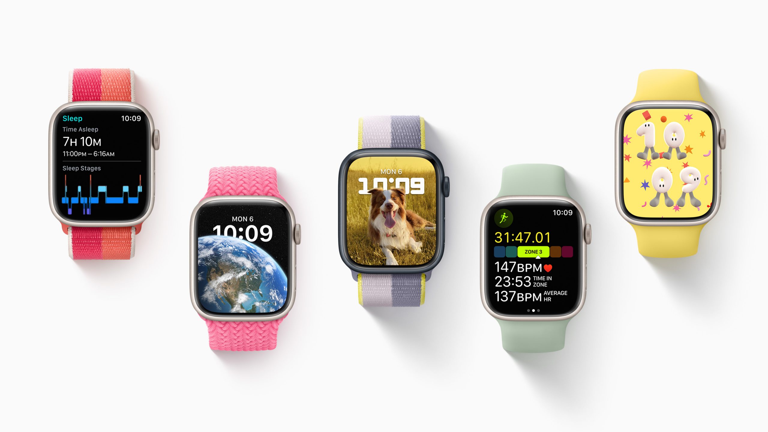 watchOS 9 brings new experiences and features, app updates, and creative ways to customize Apple Watch to fit any style.