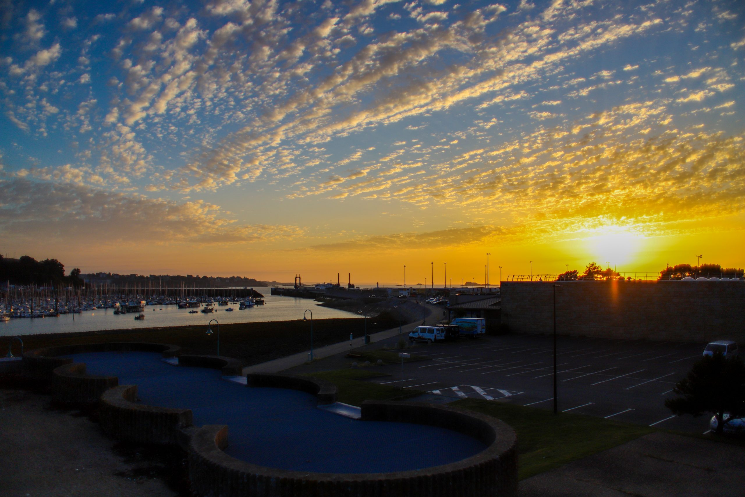 Sunset in Saint-Malo