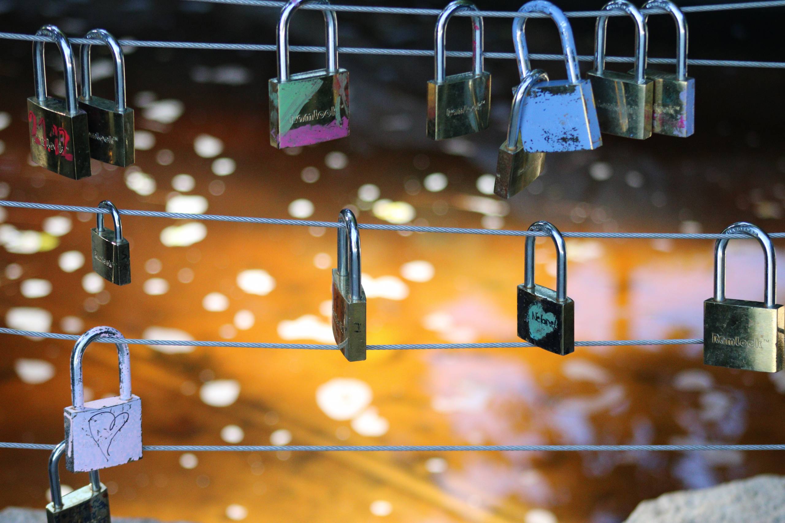 Love locks have become a popular tradition in many parts of the world