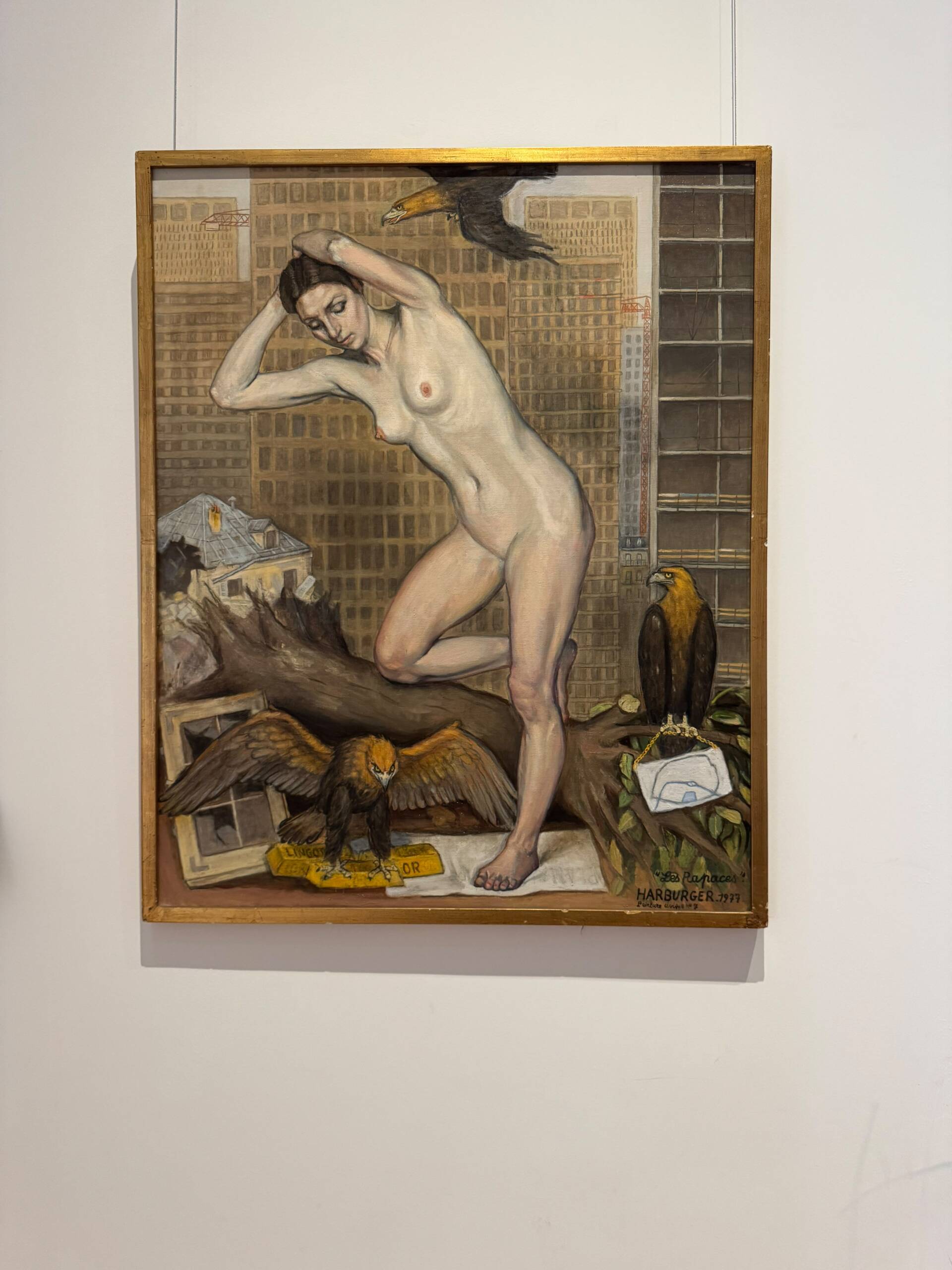 Francis Harburger Painted Paris Property Speculation as Birds of Prey in 1977