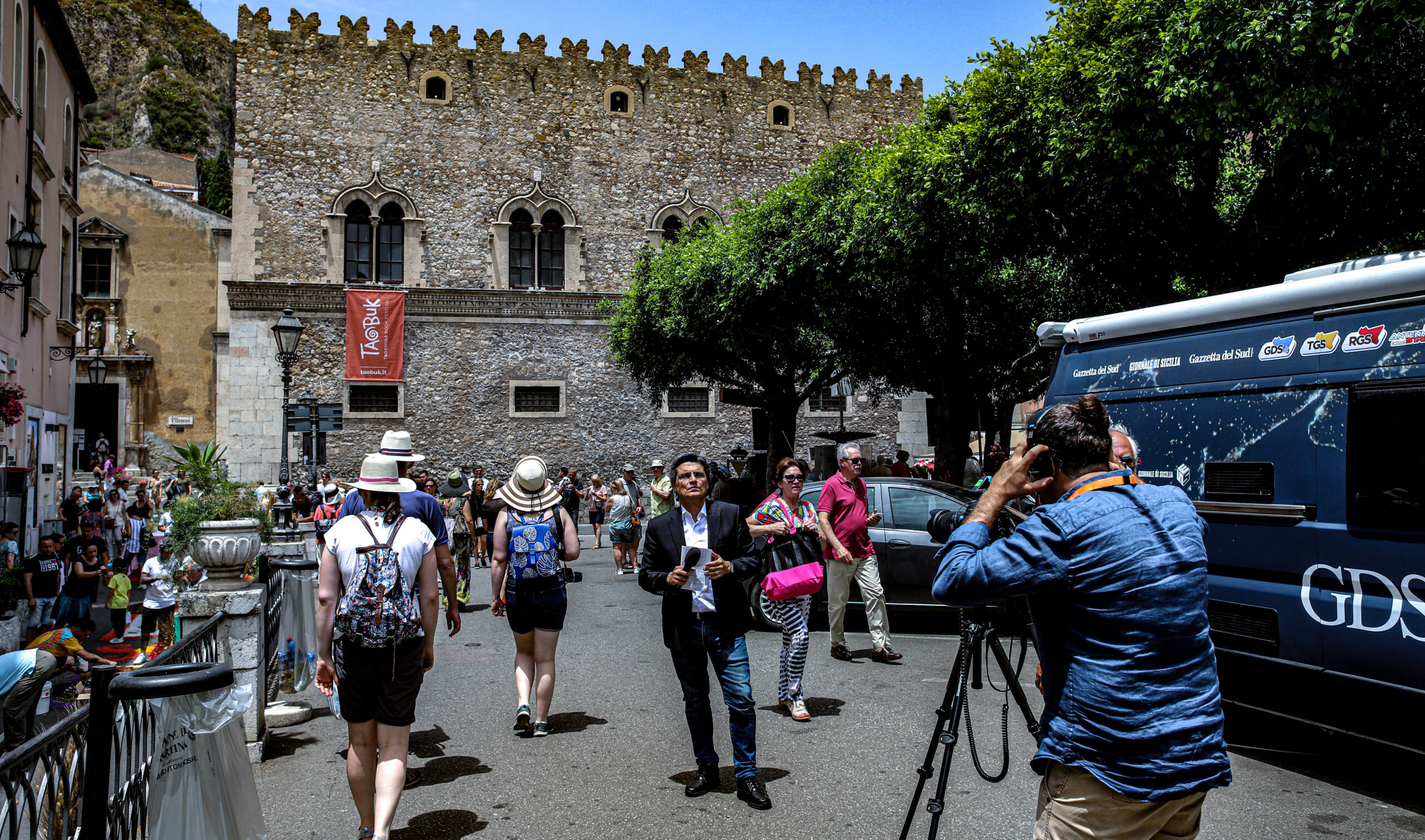 image from Taobuk and the Infiorata: Two Kinds of Public Culture in One Taormina Square